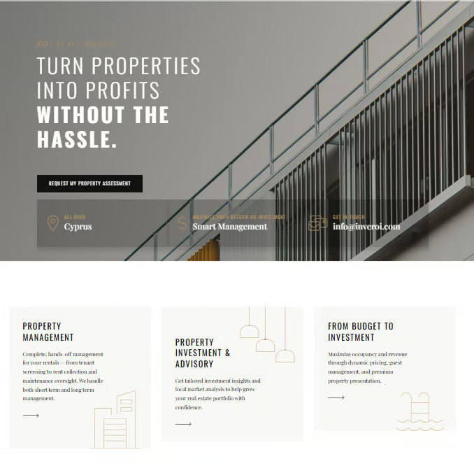 Inveroi - Property management, Cyprus